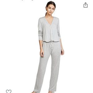Eberjey- Maya jumpsuit - gray - small